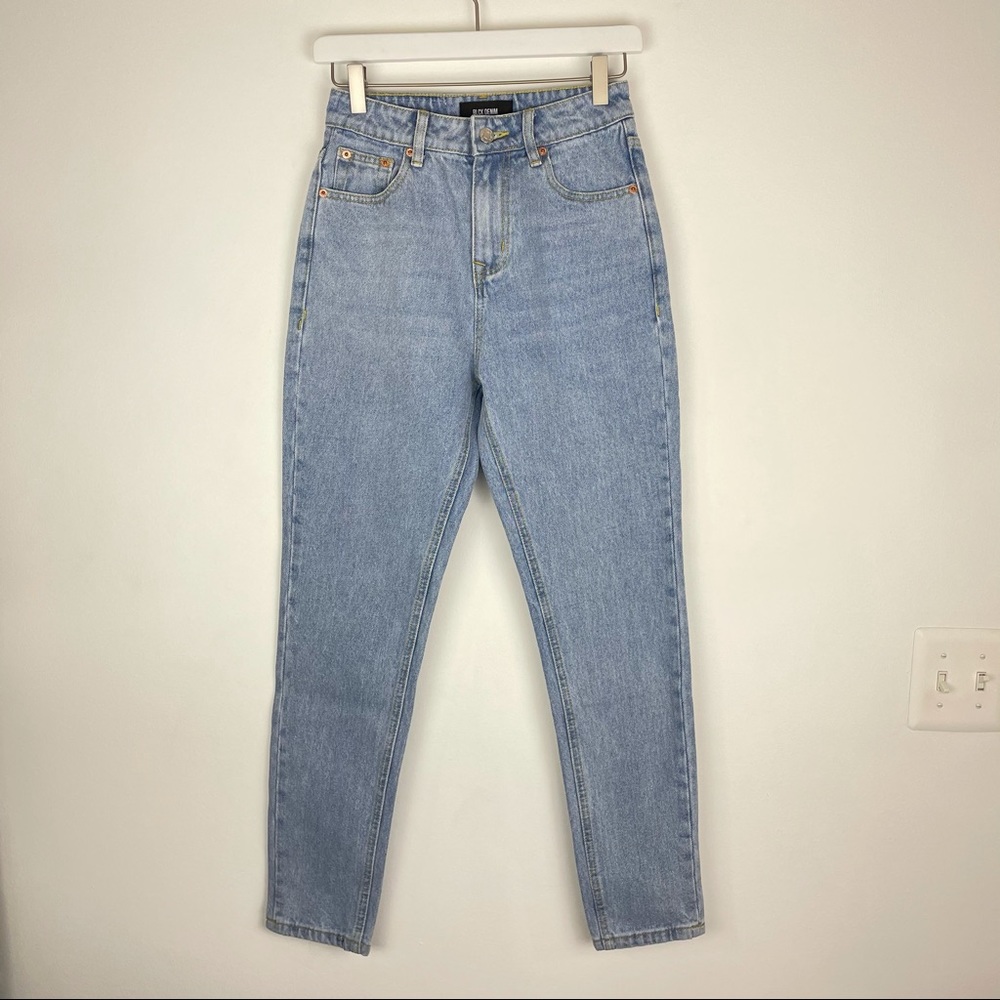 BLCK DENIM High Waisted Mom Jeans
